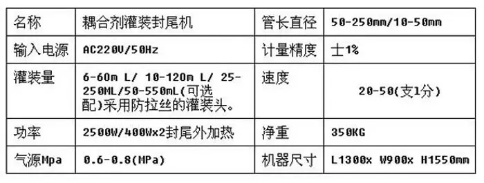 耦合剂自动灌装封尾机 | 全自动耦合剂灌装封尾机